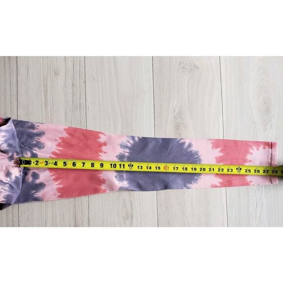 Revolution Revolt Jeans Womens 1 Pink Tie Dye Straight Leg Tapered Pants 27x28 - Picture 11 of 13